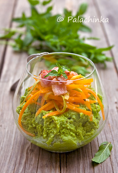 Pea Puree With Carrots