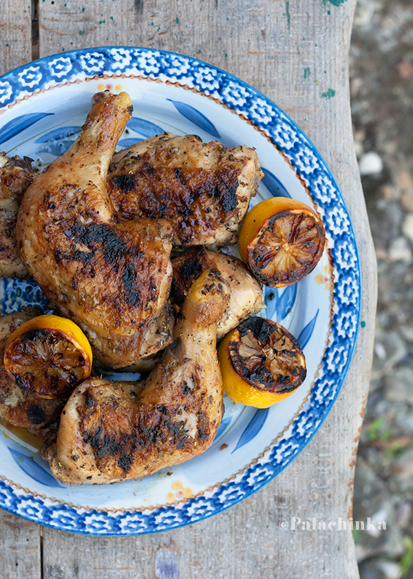 Lemon and Herbs Rubbed Grilled Chicken