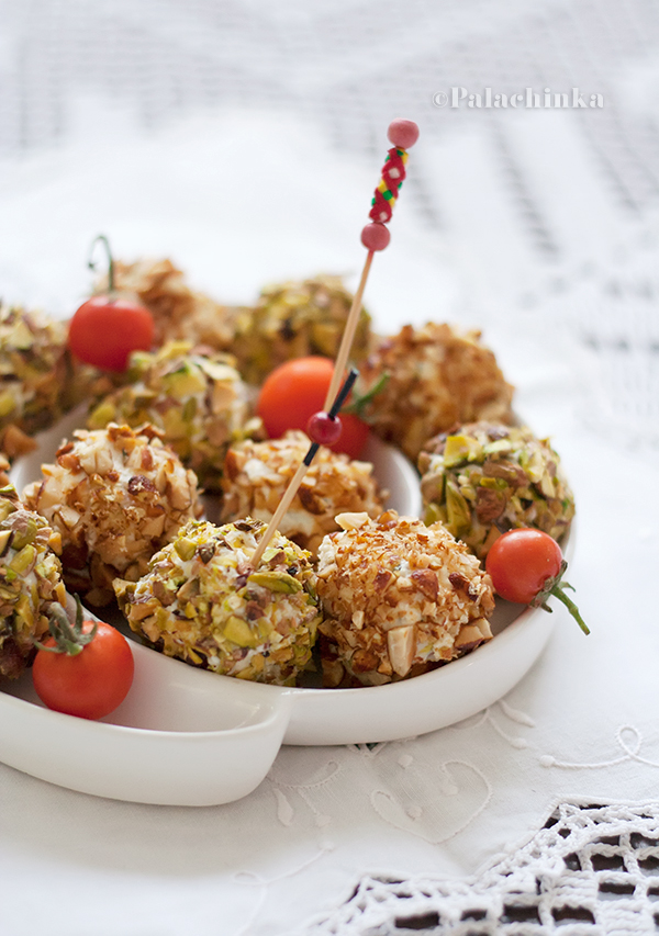 Goat Cheese Truffles with Dried Aprikots
